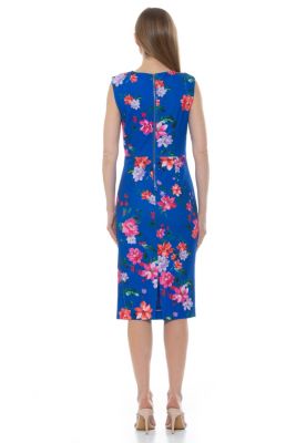 Diane Asym Sleeveless Midi Sheath