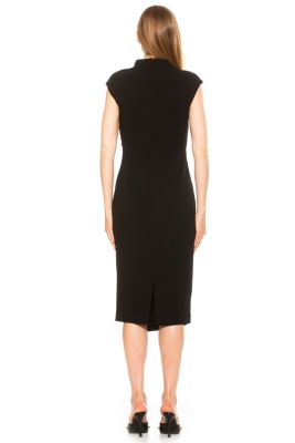 Yoon Draped Faux Surplice Sheath Dress