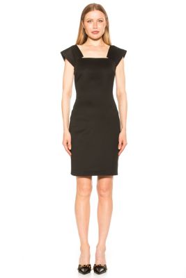 Lucinda Scoop Neck Sheath Dress