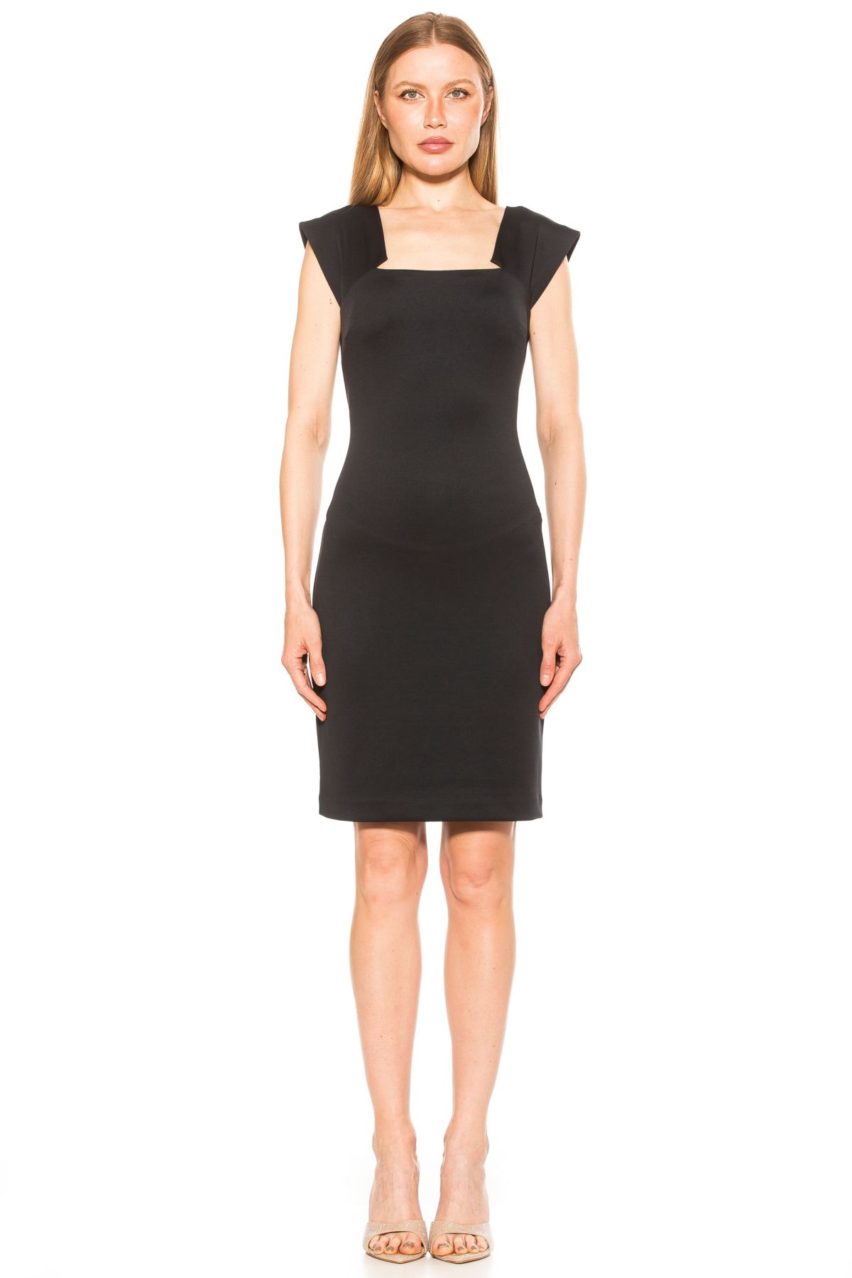 Lucinda Scoop Neck Sheath Dress
