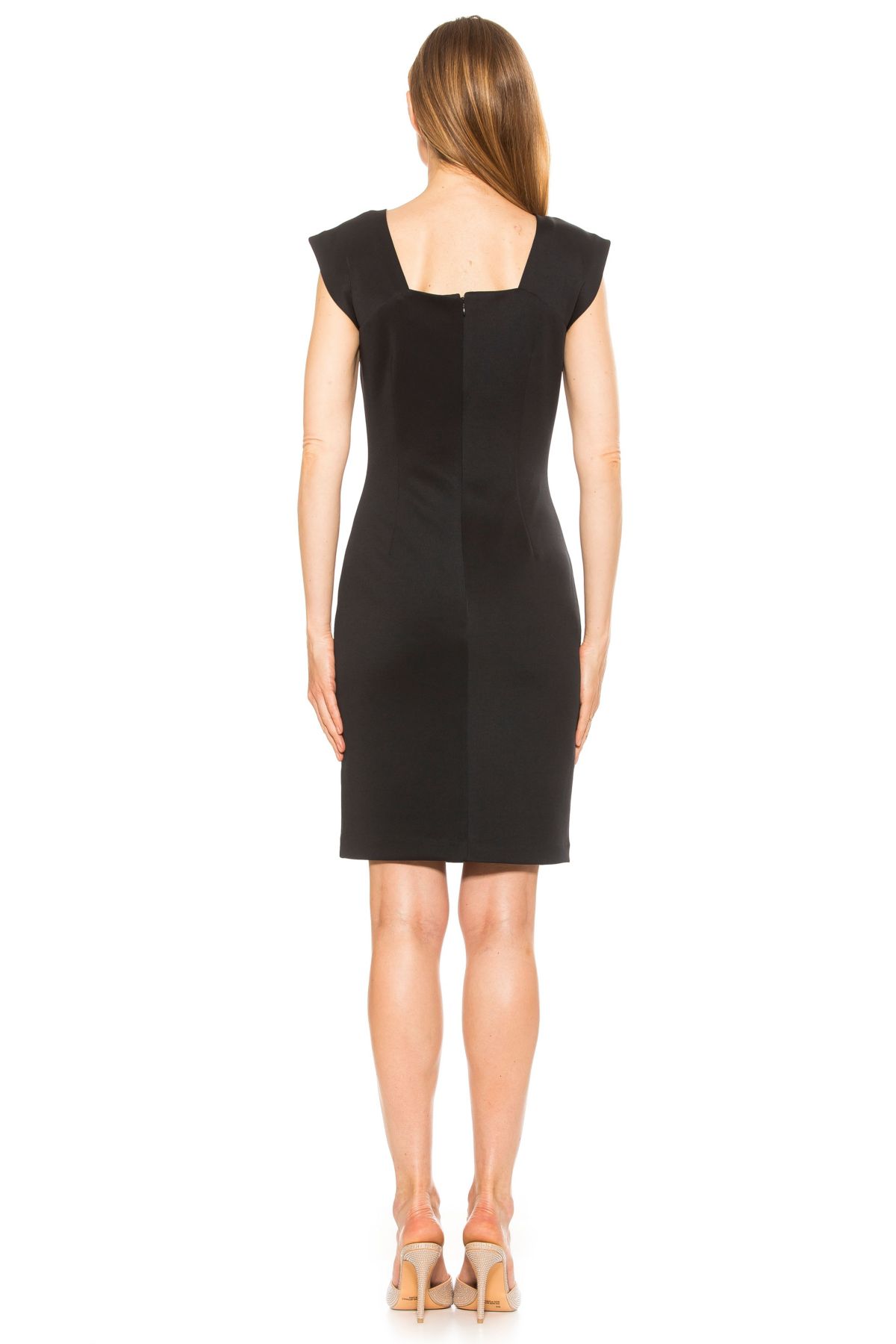 Lucinda Scoop Neck Sheath Dress