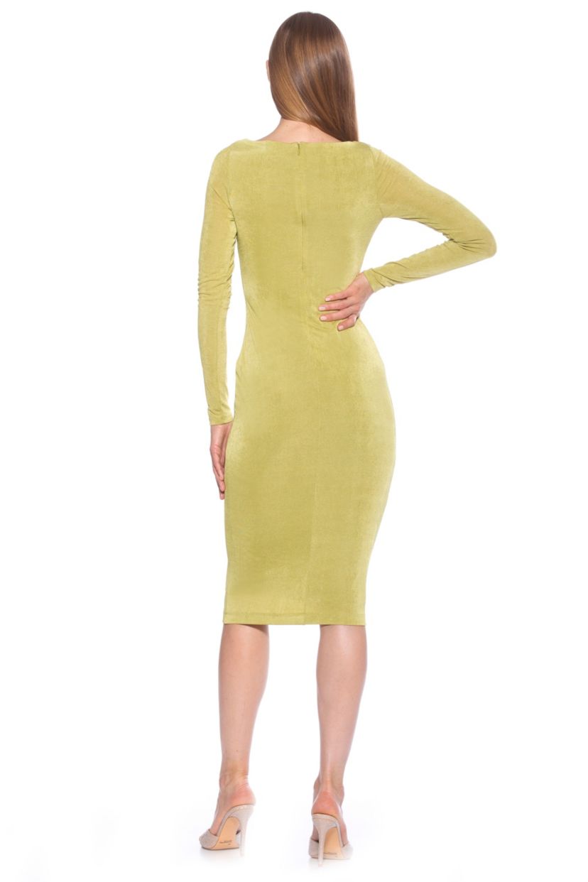 Tanya Twist Front Cutout Midi Dress