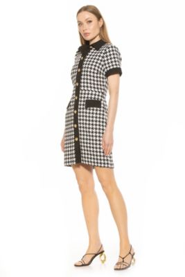 Jenni Button Down Tweed Shirt Dress