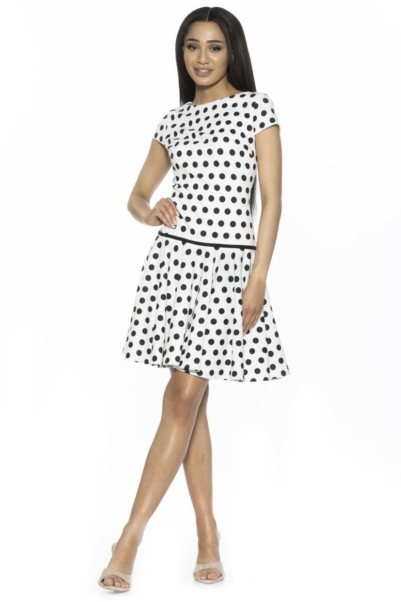 Aoife Boatneck Fit And Flare Dress