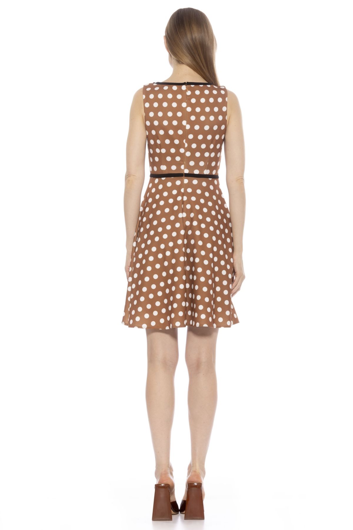 Ida Crewneck Fit And Flare Dress