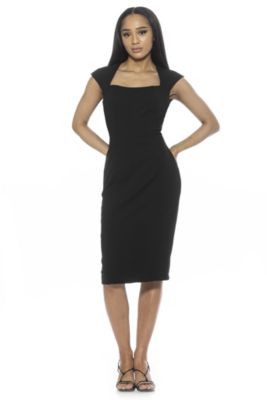 Miyako Scoop Neck Sheath Dress