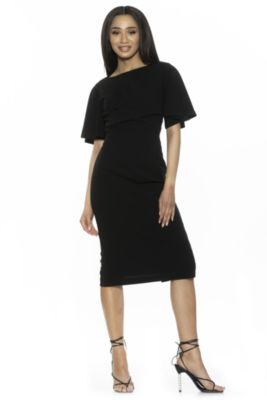 Ariah Draped Sheath Dress