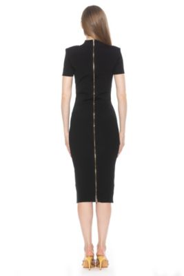 Adara Mock Neck Knit Midi Dress