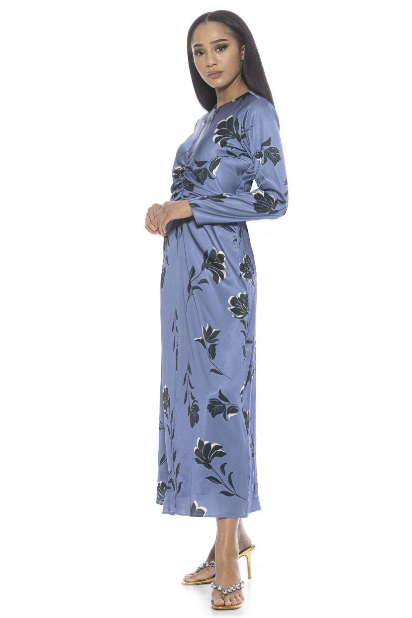 Eira Scoop Neck Midi Dress