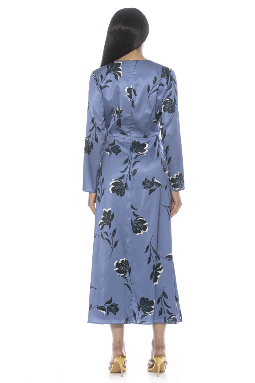 Eira Scoop Neck Midi Dress