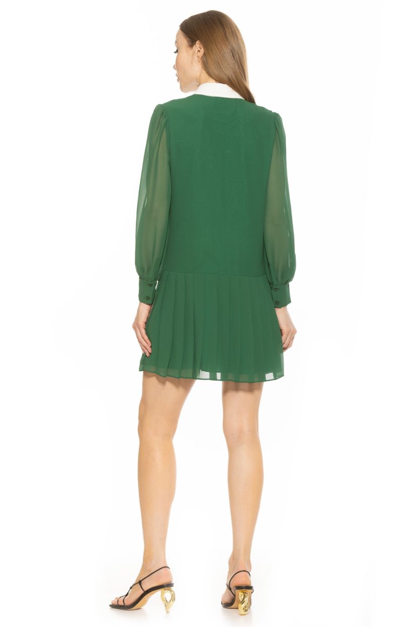 Glennis Collared Bow Tie Shift Dress