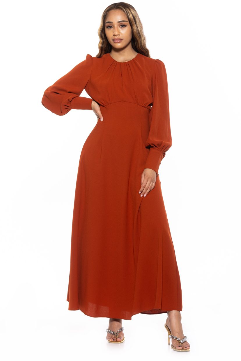 Yesenia Crewneck Maxi Dress