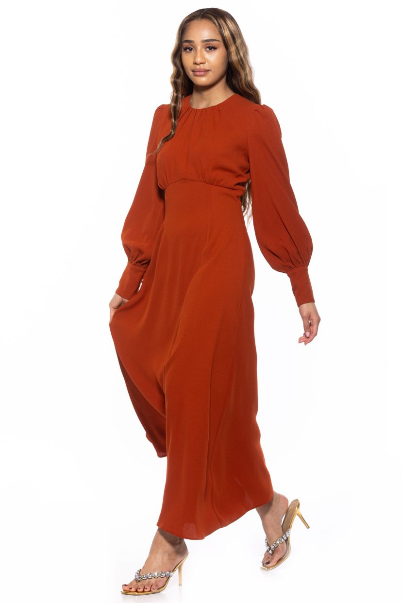 Yesenia Crewneck Maxi Dress