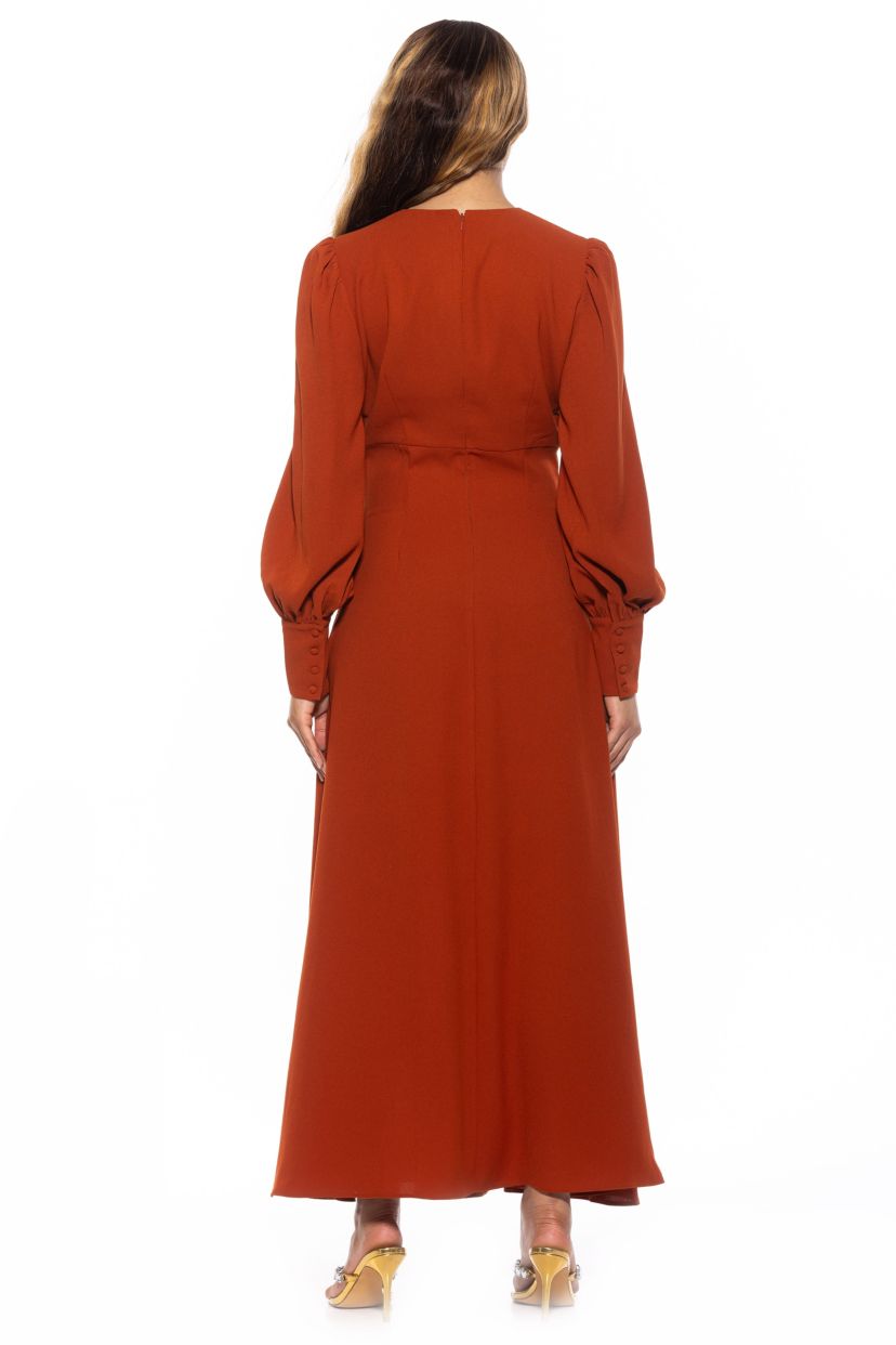 Yesenia Crewneck Maxi Dress