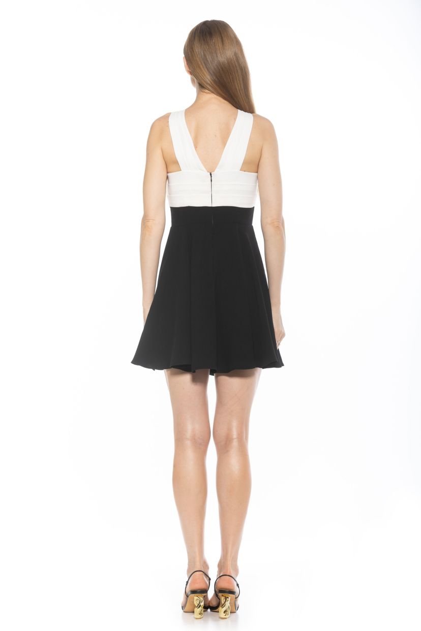 Alexi Halter Floral Fit And Flare Dress
