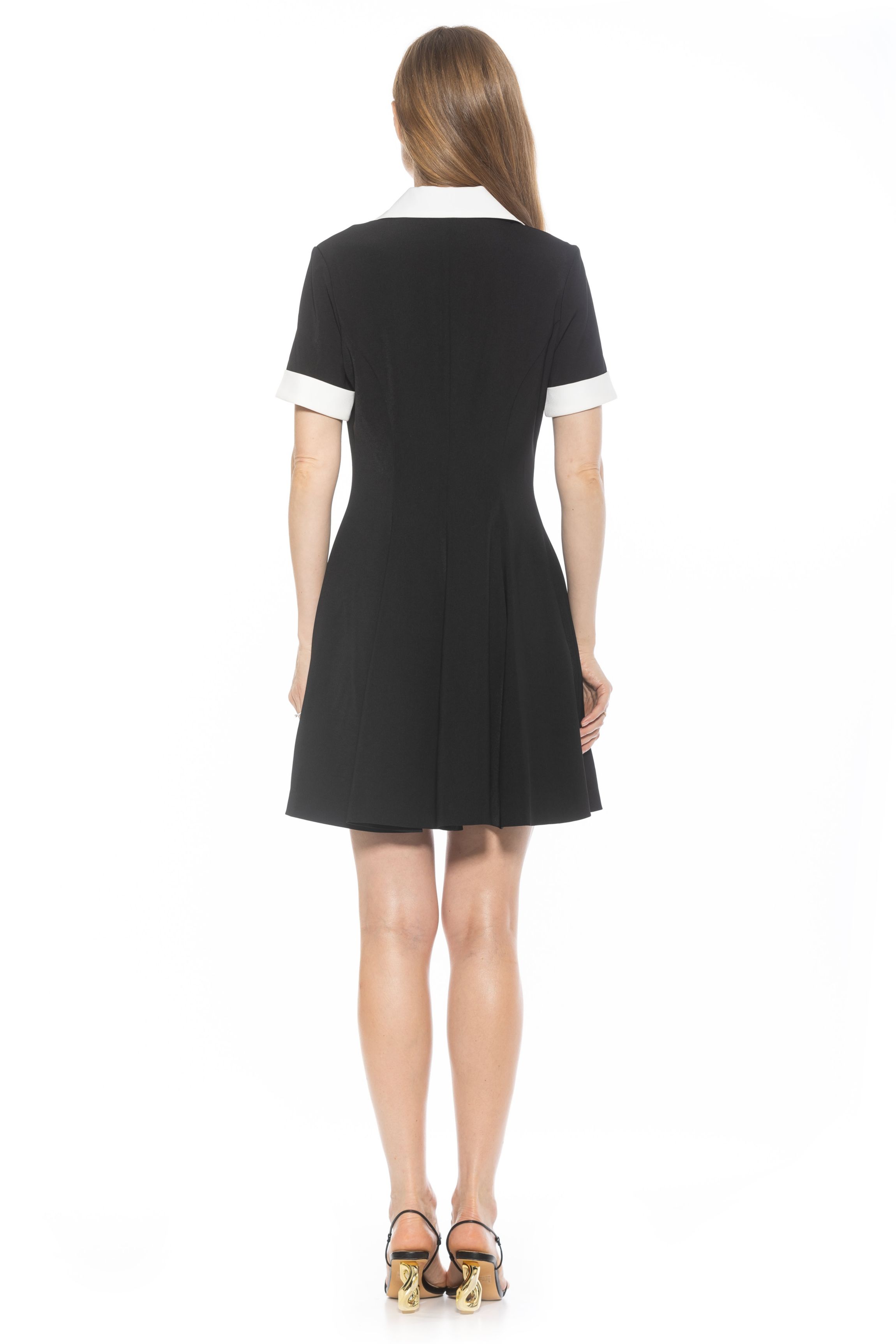 Linus Collar Fit And Flare Dress