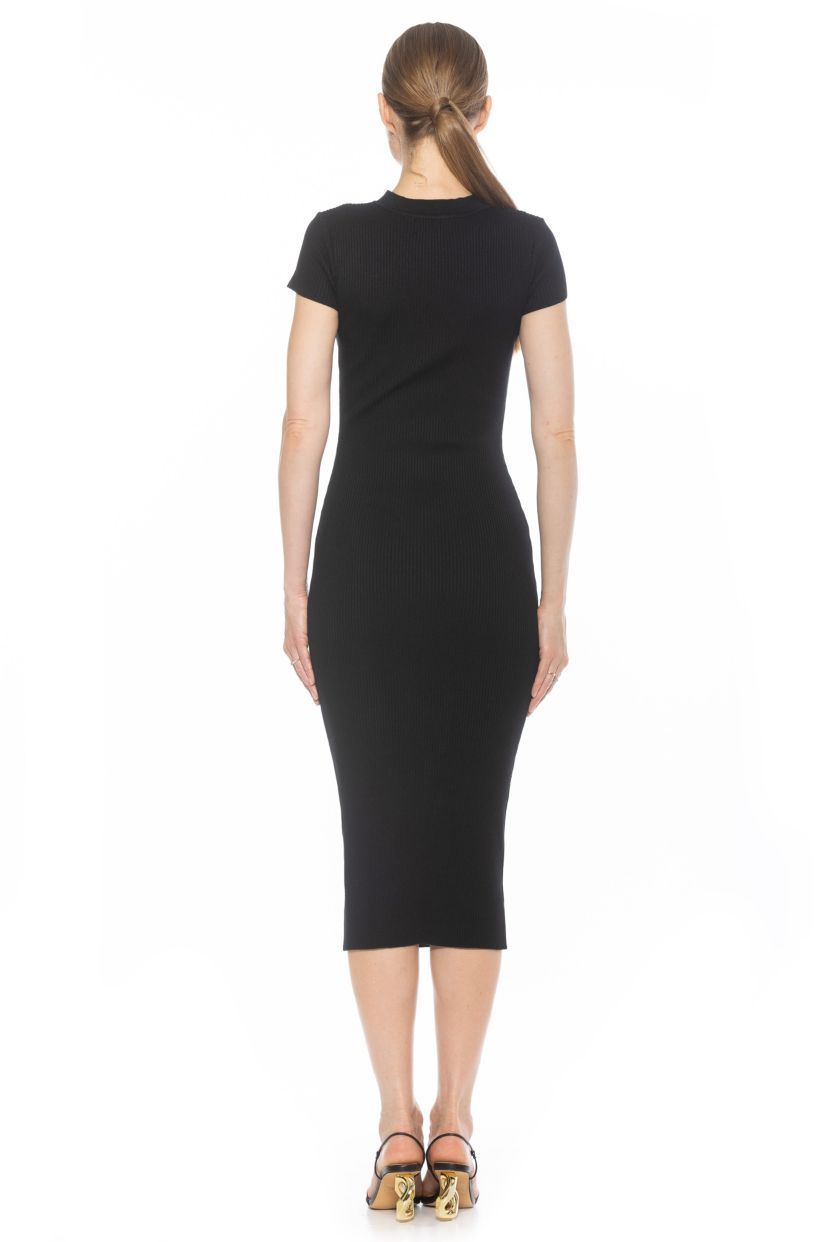 Rhys Crewneck Knit Midi Dress