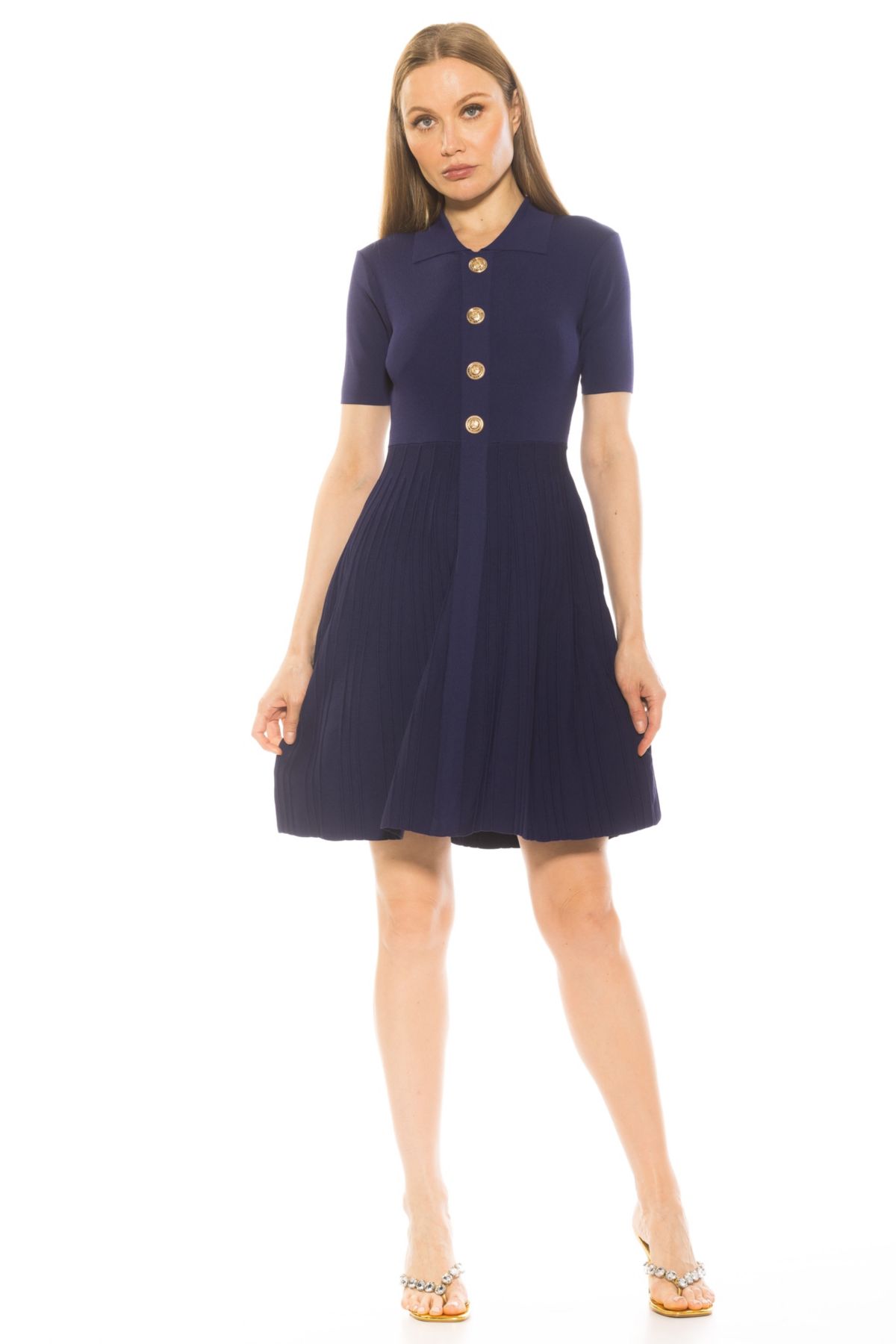 Soren Fully Knit Fit And Flare Dress