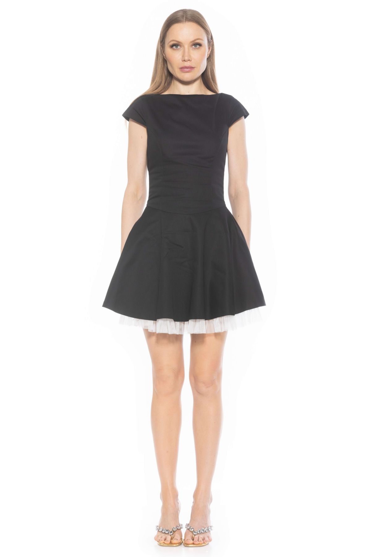 Aleena Boatneck Mini Dress