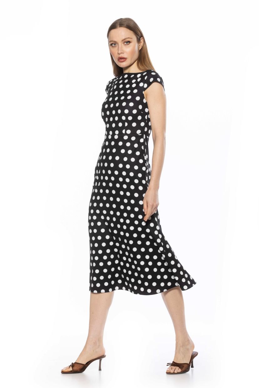 Loreli Boatneck Midi Dress