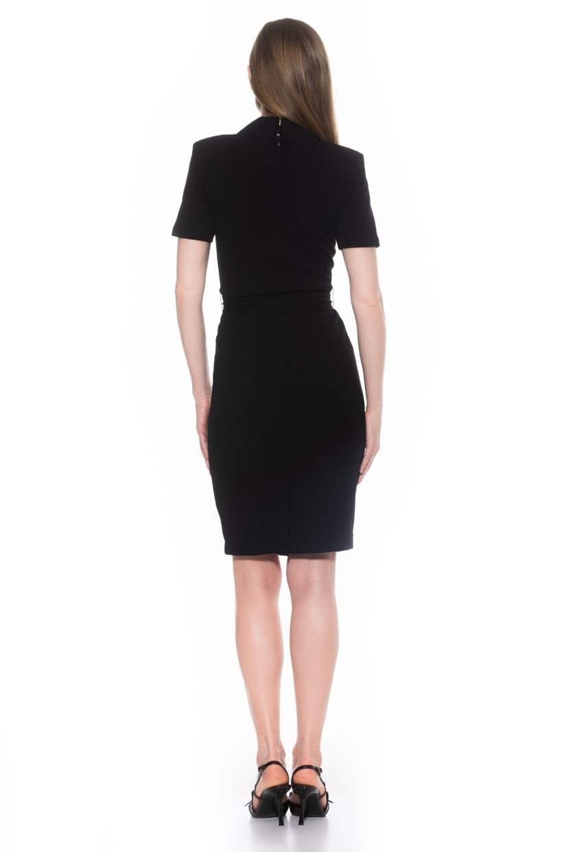 Lynne Midi Sheath Dress With Belt