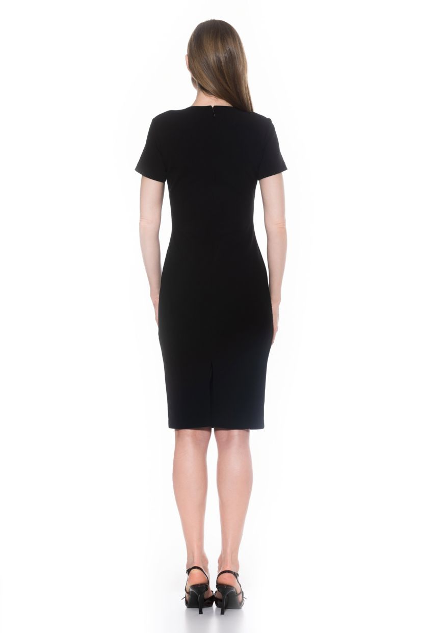 Faith Scoop Neck Midi Dress