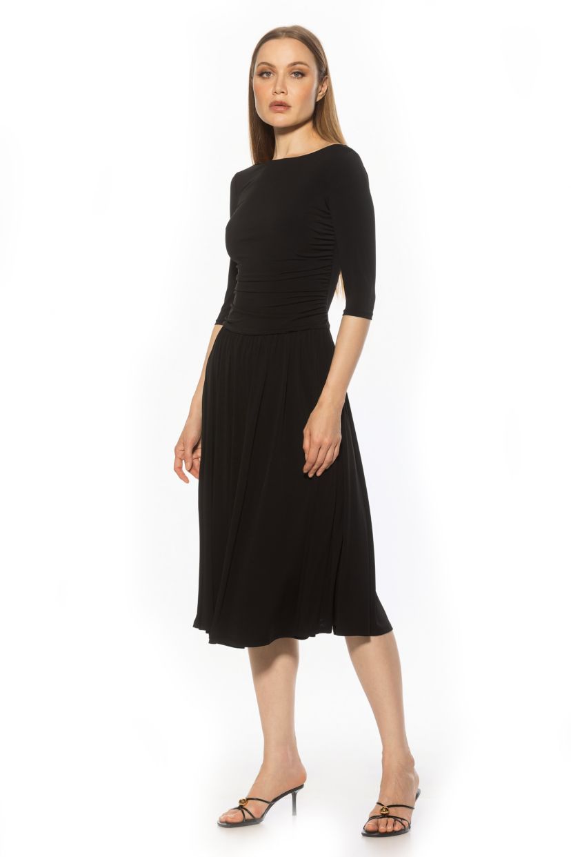 Jada Portrait Neck Maxi Dress