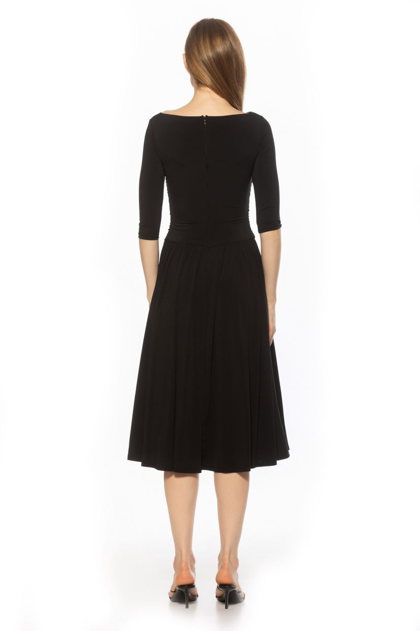 Jada Portrait Neck Maxi Dress
