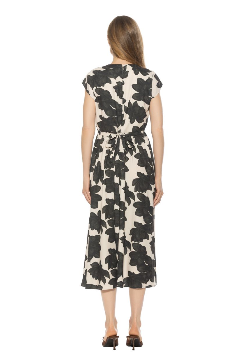 Cassiane Fit And Flare Midi Dress