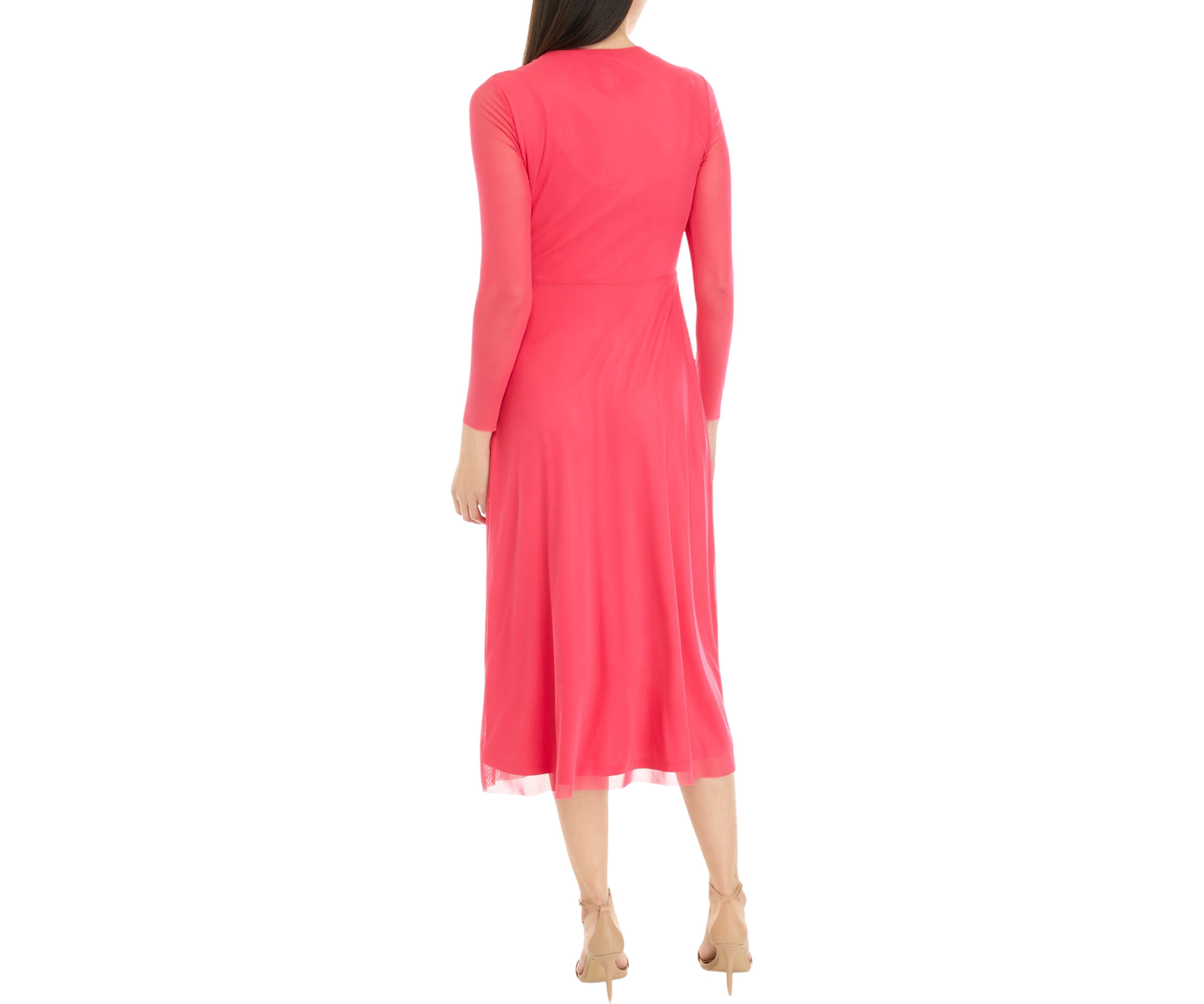 MIDI WRAP DRESS