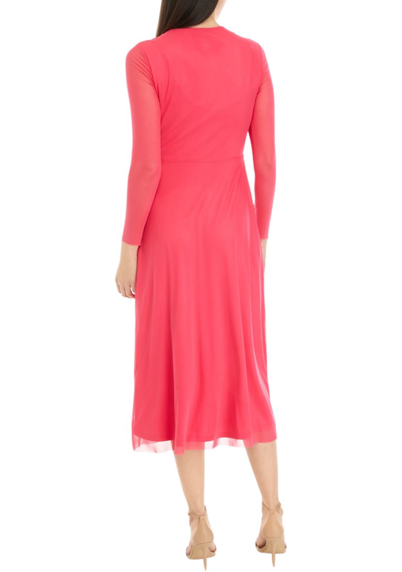 MIDI WRAP DRESS