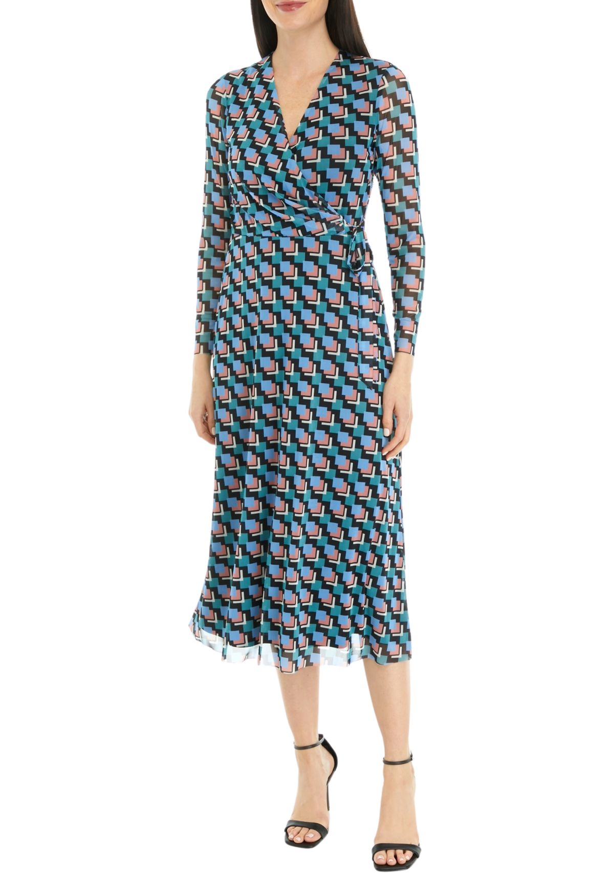 MIDI WRAP DRESS