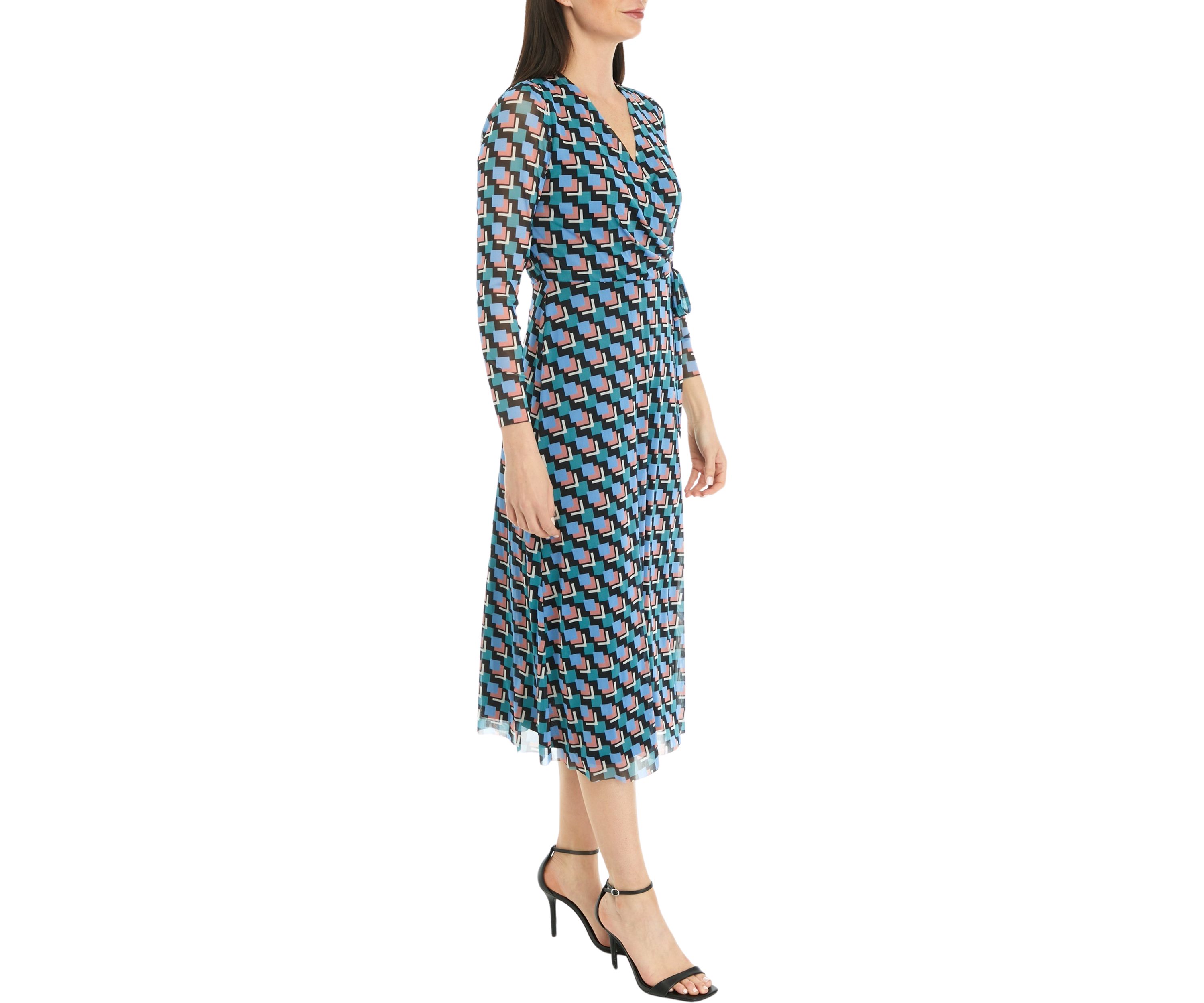 MIDI WRAP DRESS