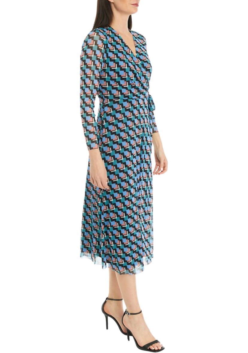 MIDI WRAP DRESS