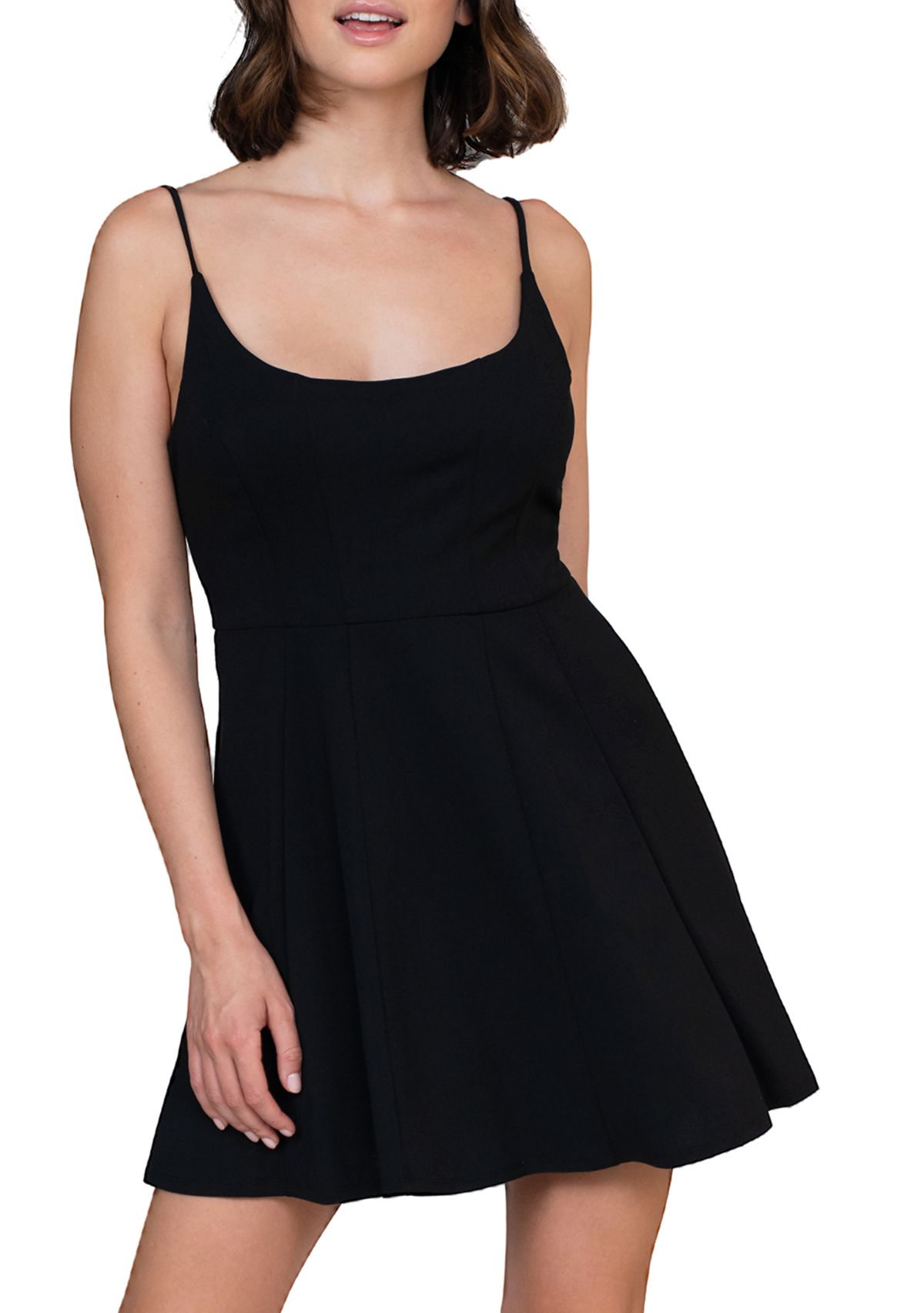 Womens Sleeveless Low Back Dress 