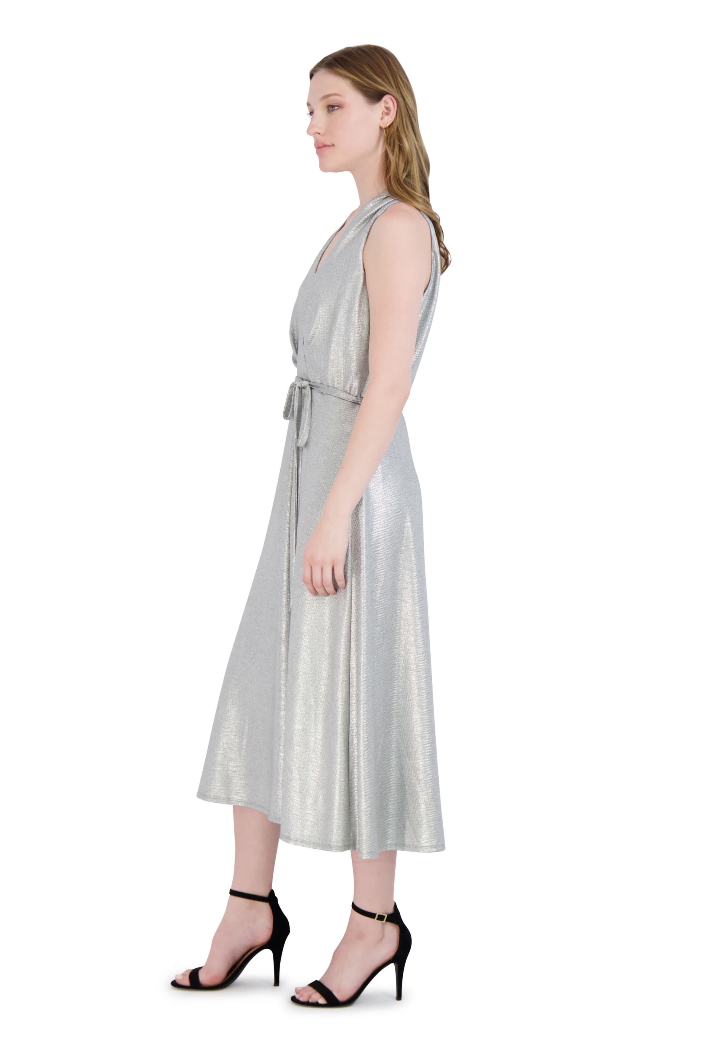 HALTER NECK MIDI DRESS