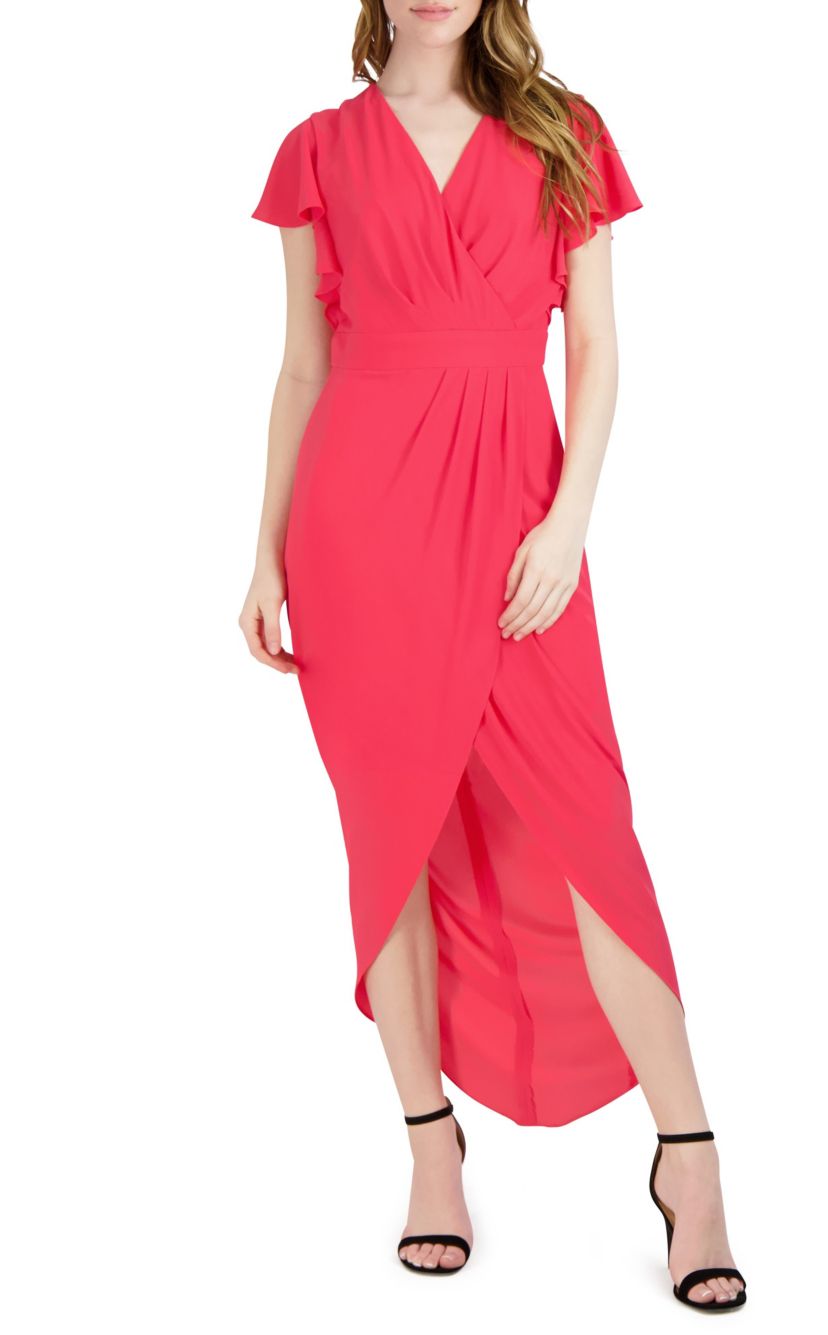 RUFFLE SLV TULIP HEM