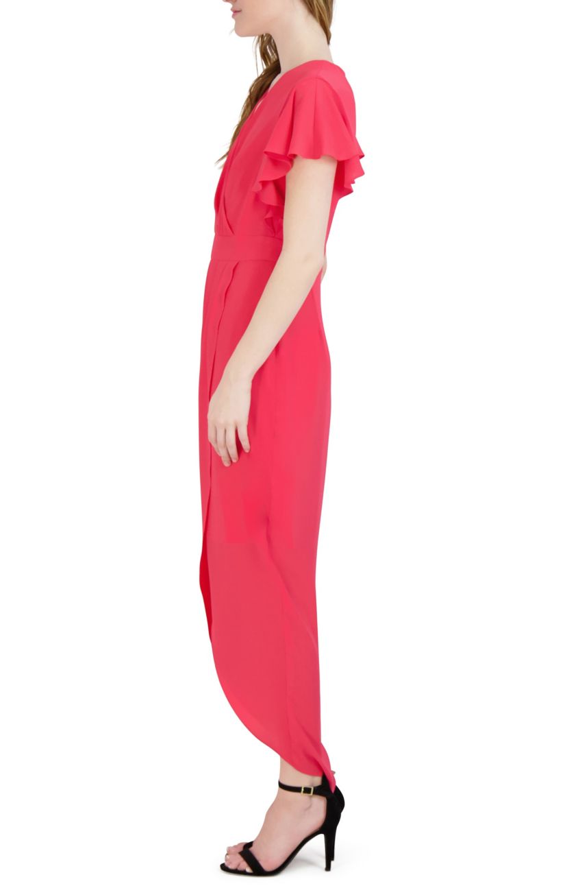 RUFFLE SLV TULIP HEM