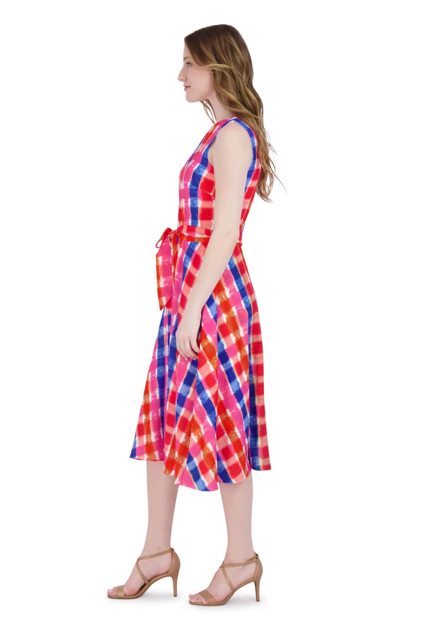 SLVLESS F&F WITH TIE WAIST