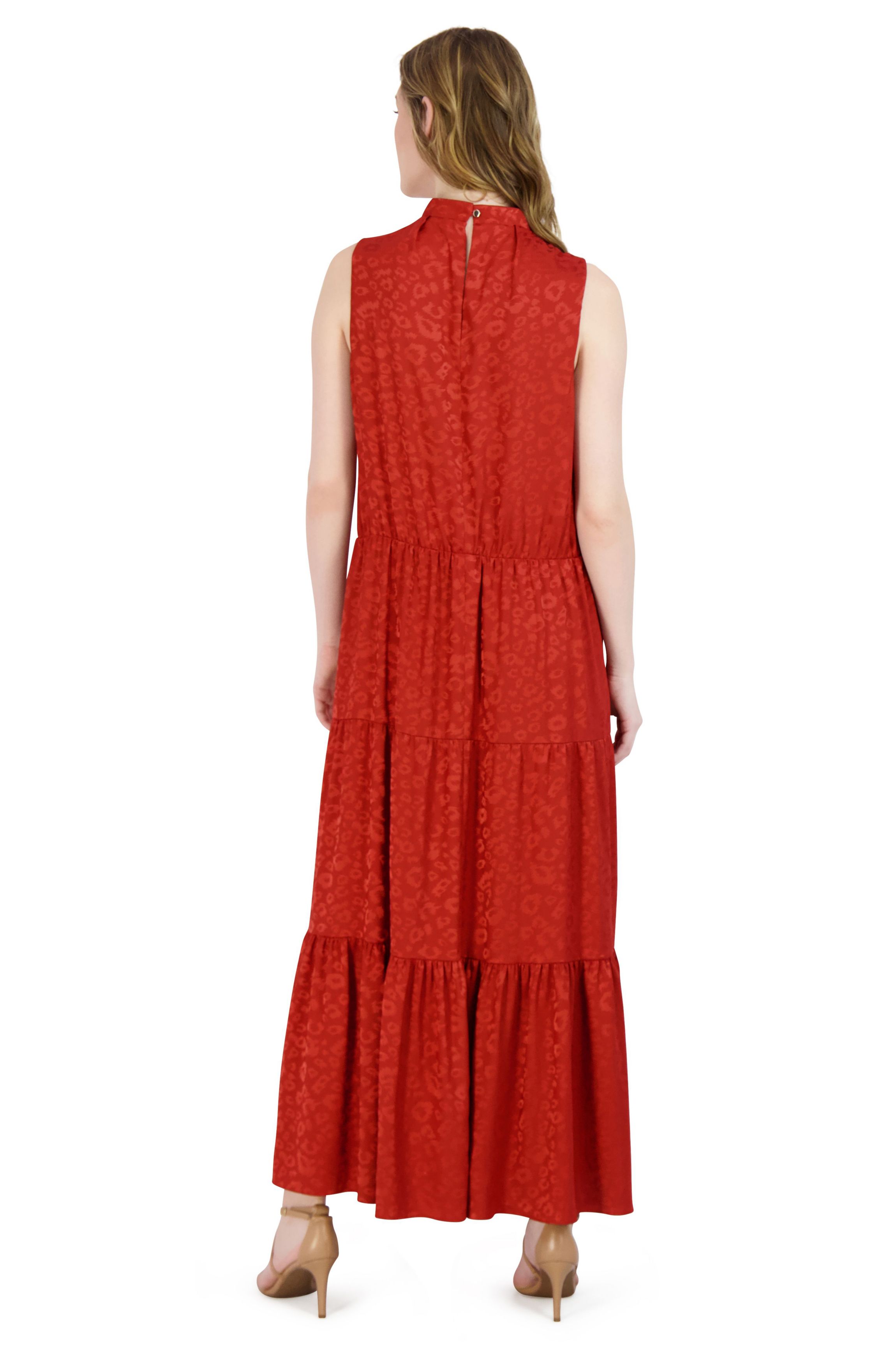 MOCK NK 3 TIER MAXI DRESS