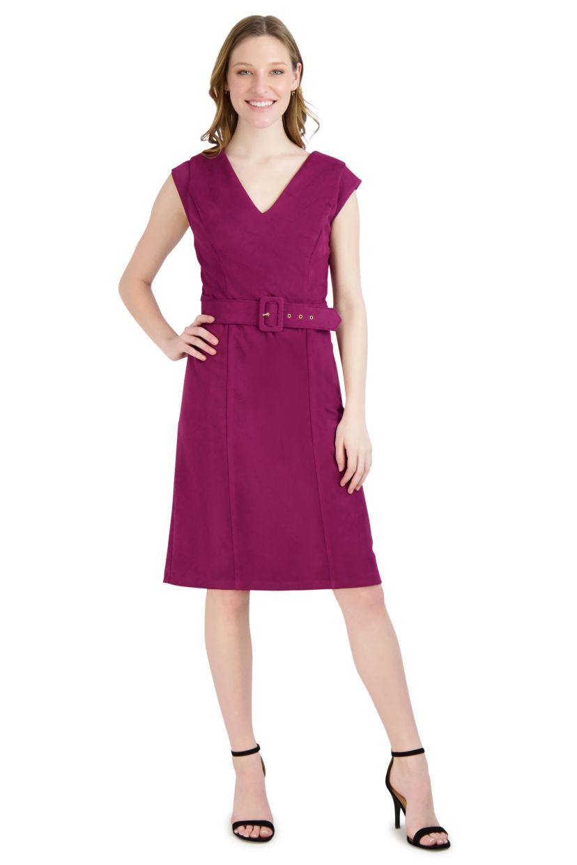 NECK DRESS WITH  BELT