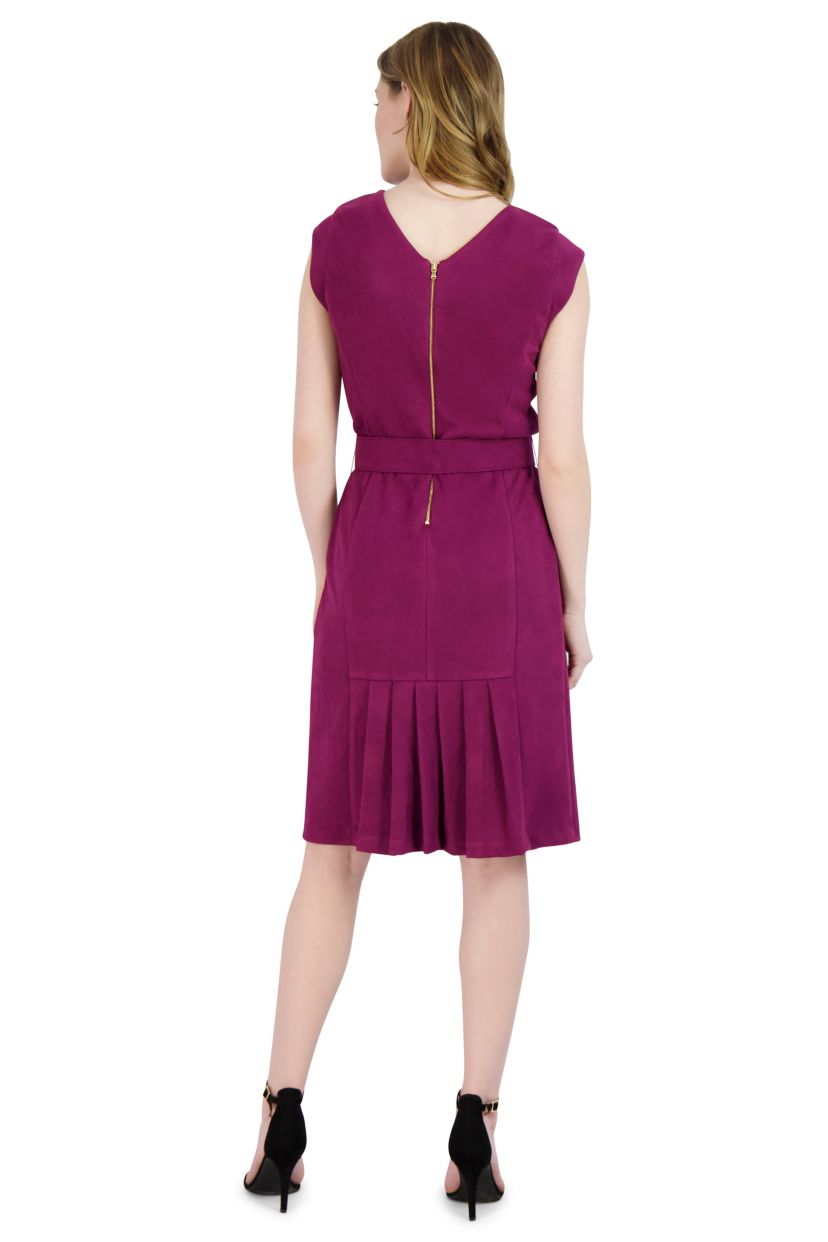 NECK DRESS WITH  BELT