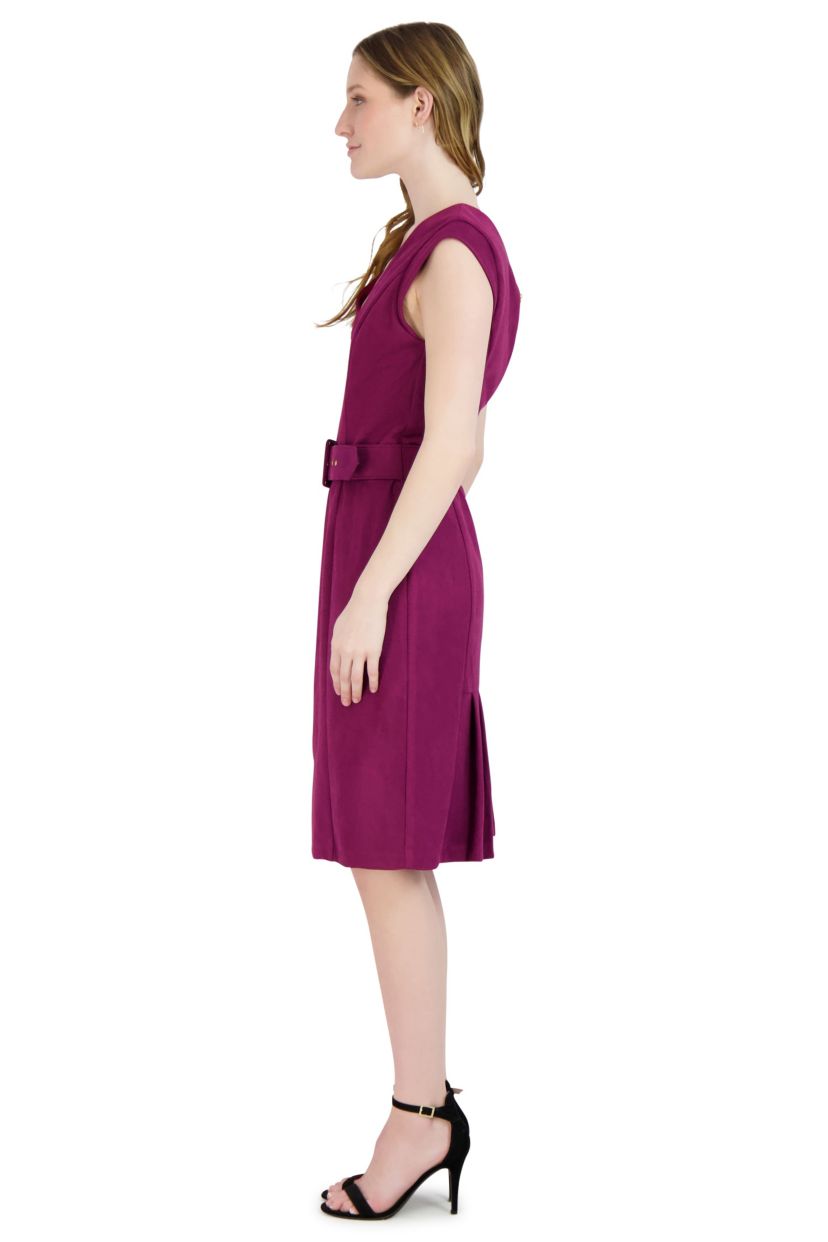 NECK DRESS WITH  BELT
