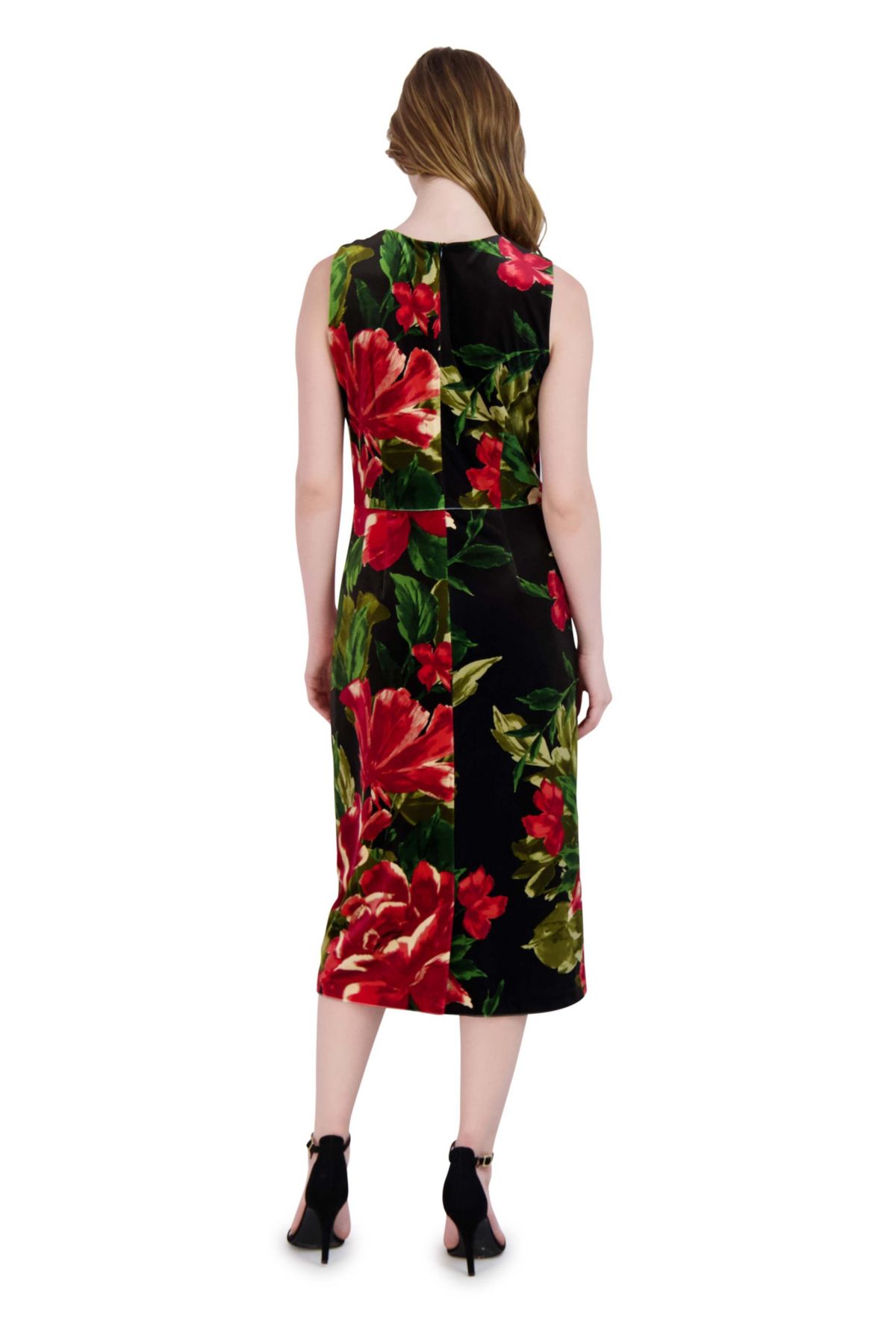 ASSYMETRICAL NECKLINE DRESS