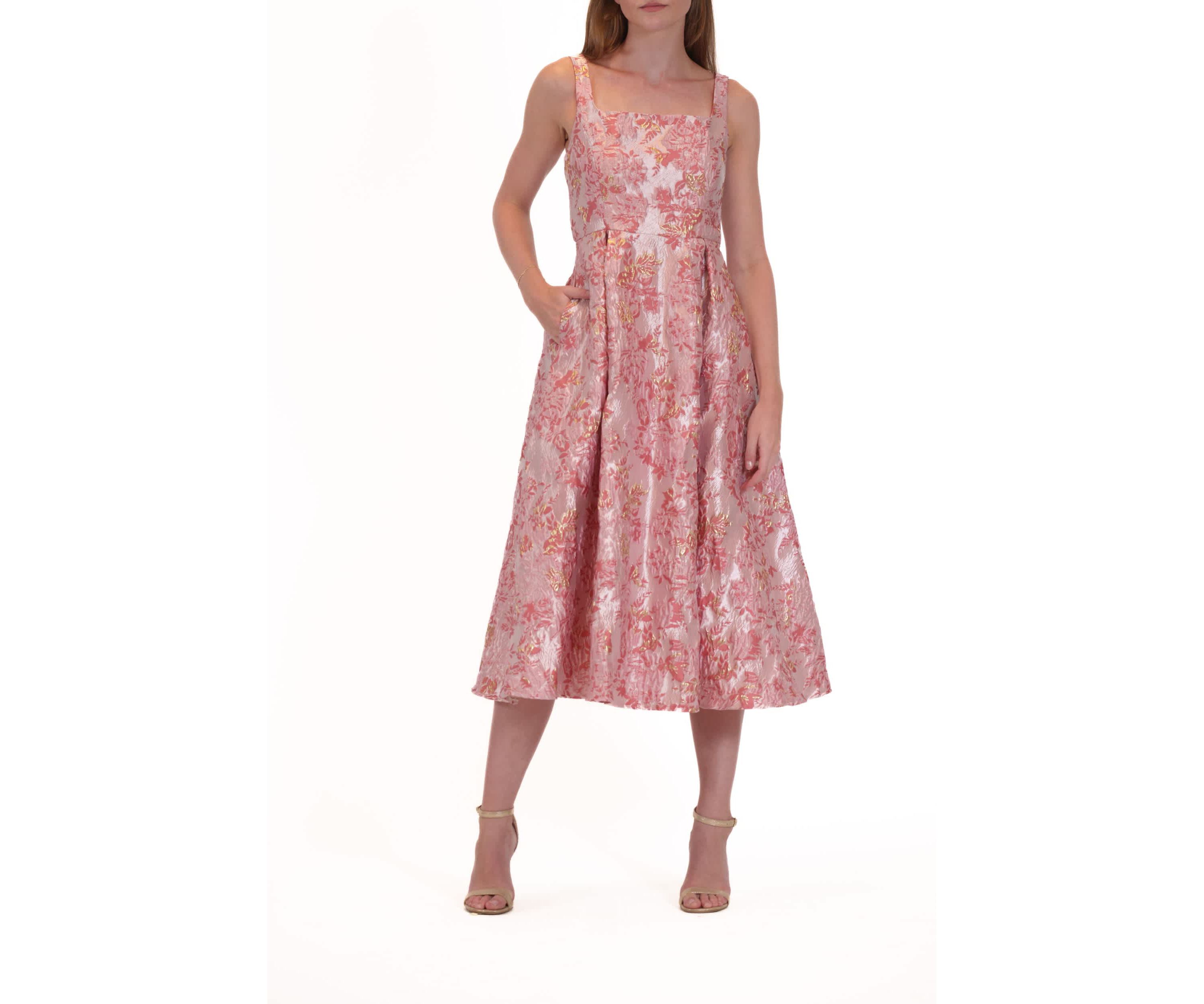 JACQUARD EVENING DRESS