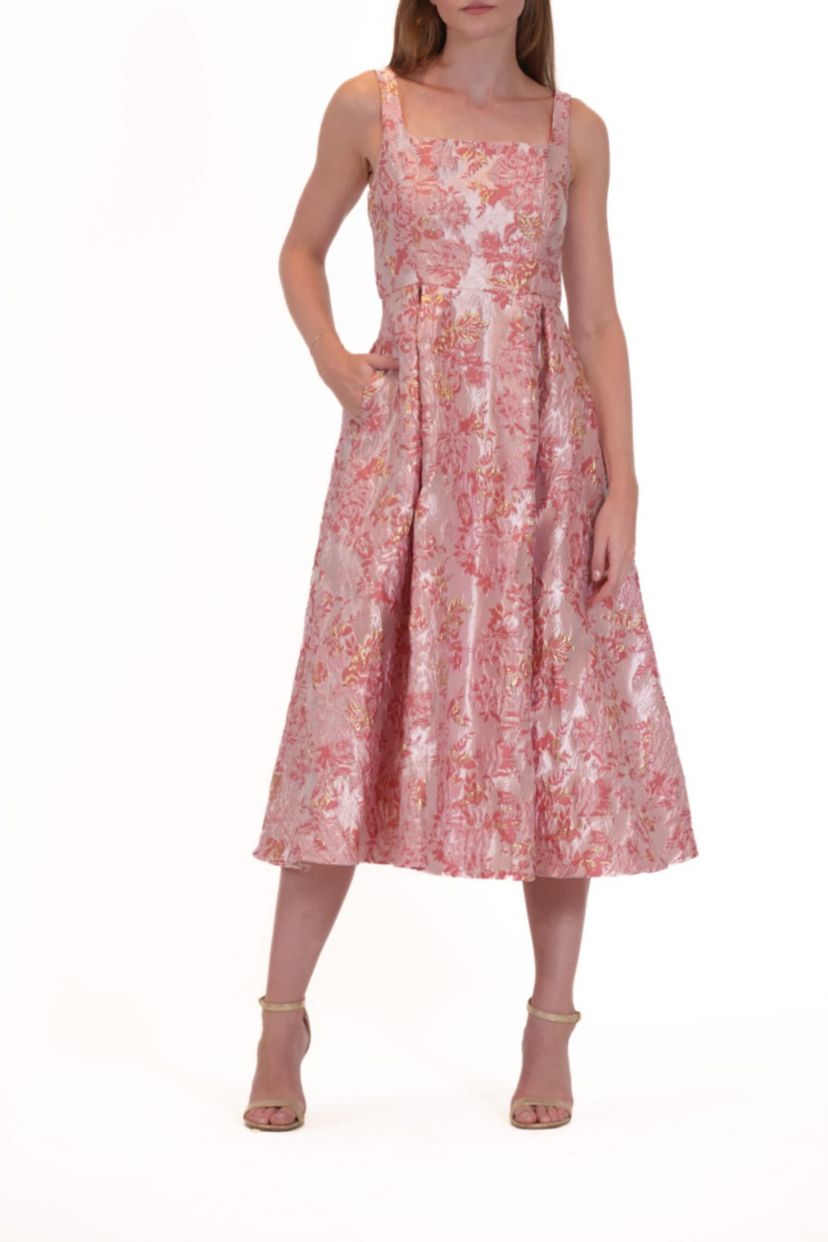 JACQUARD EVENING DRESS