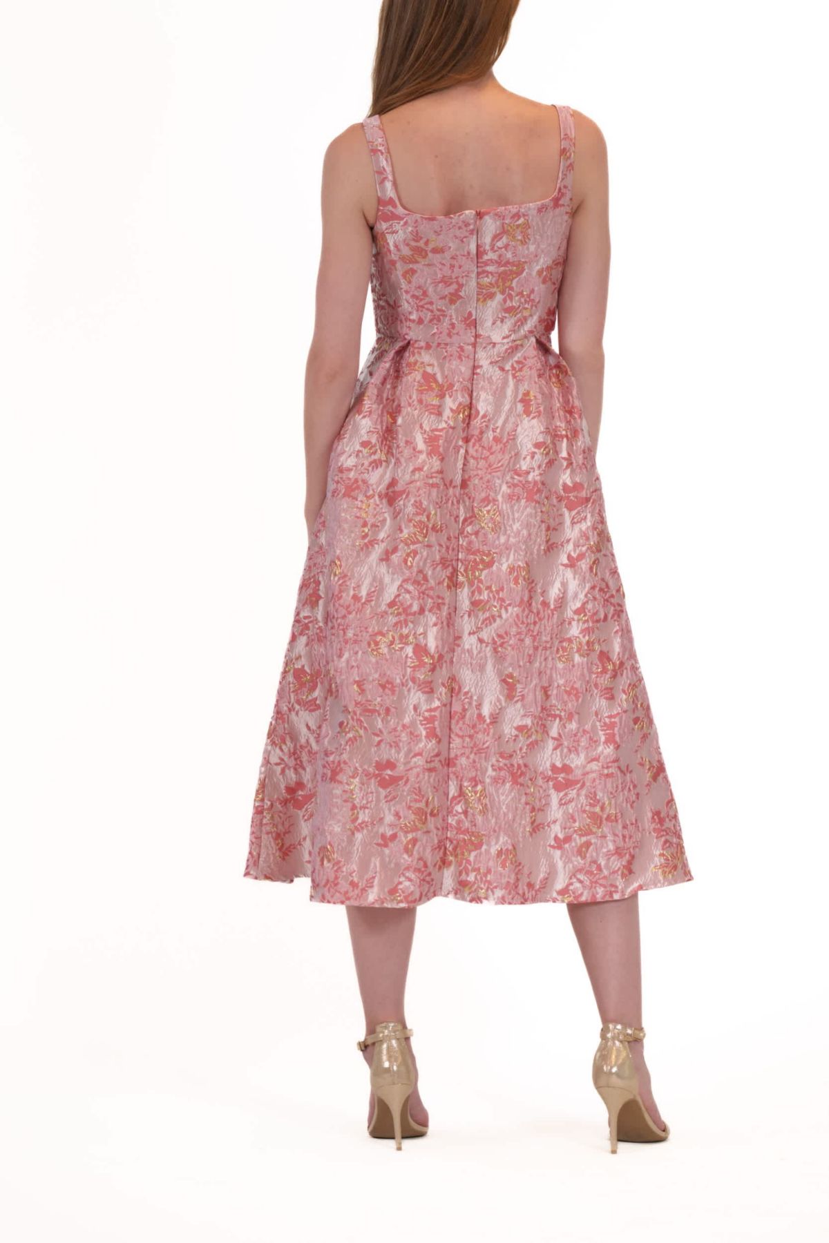 JACQUARD EVENING DRESS
