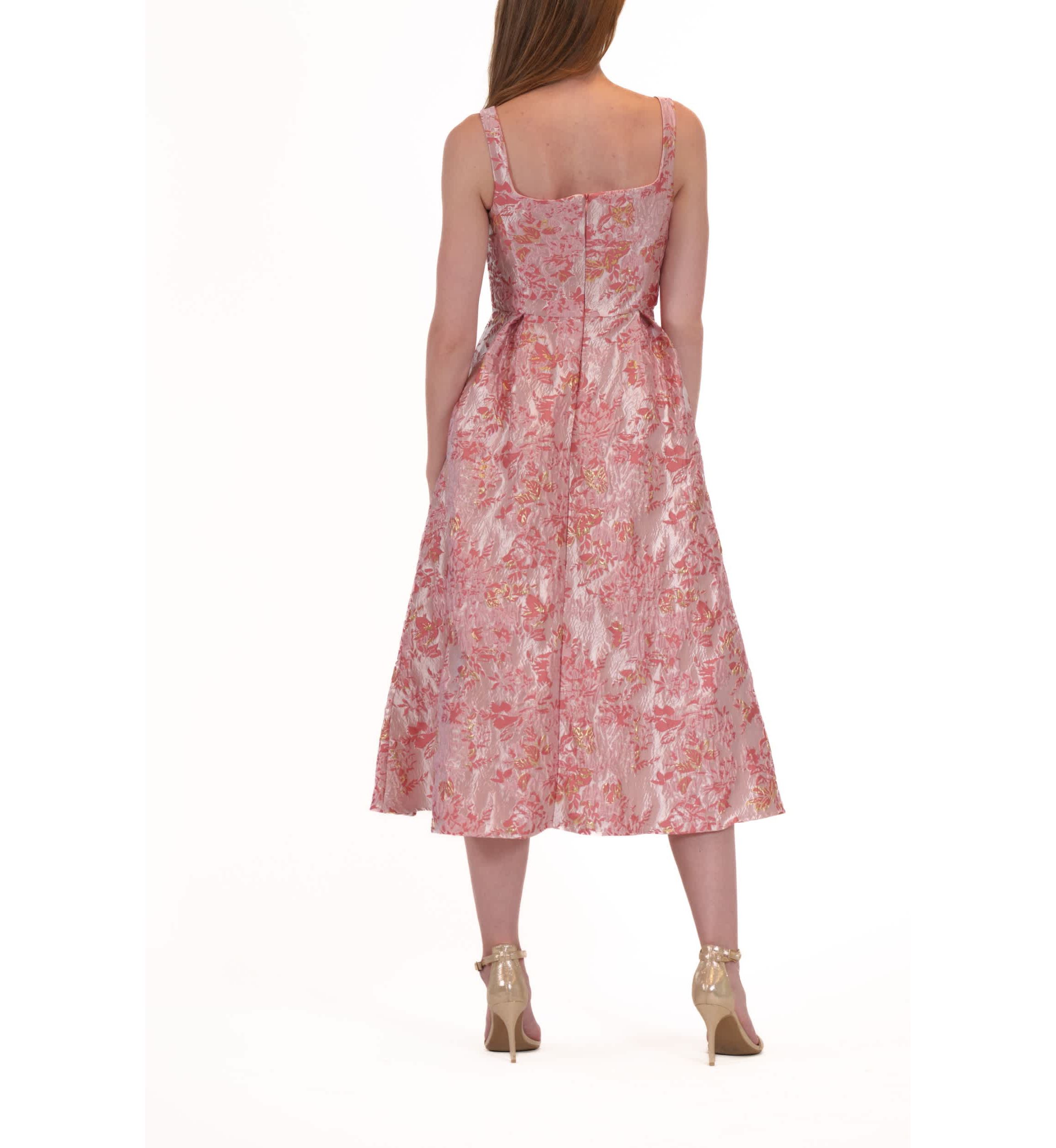 JACQUARD EVENING DRESS