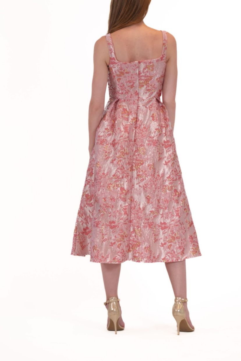 JACQUARD EVENING DRESS