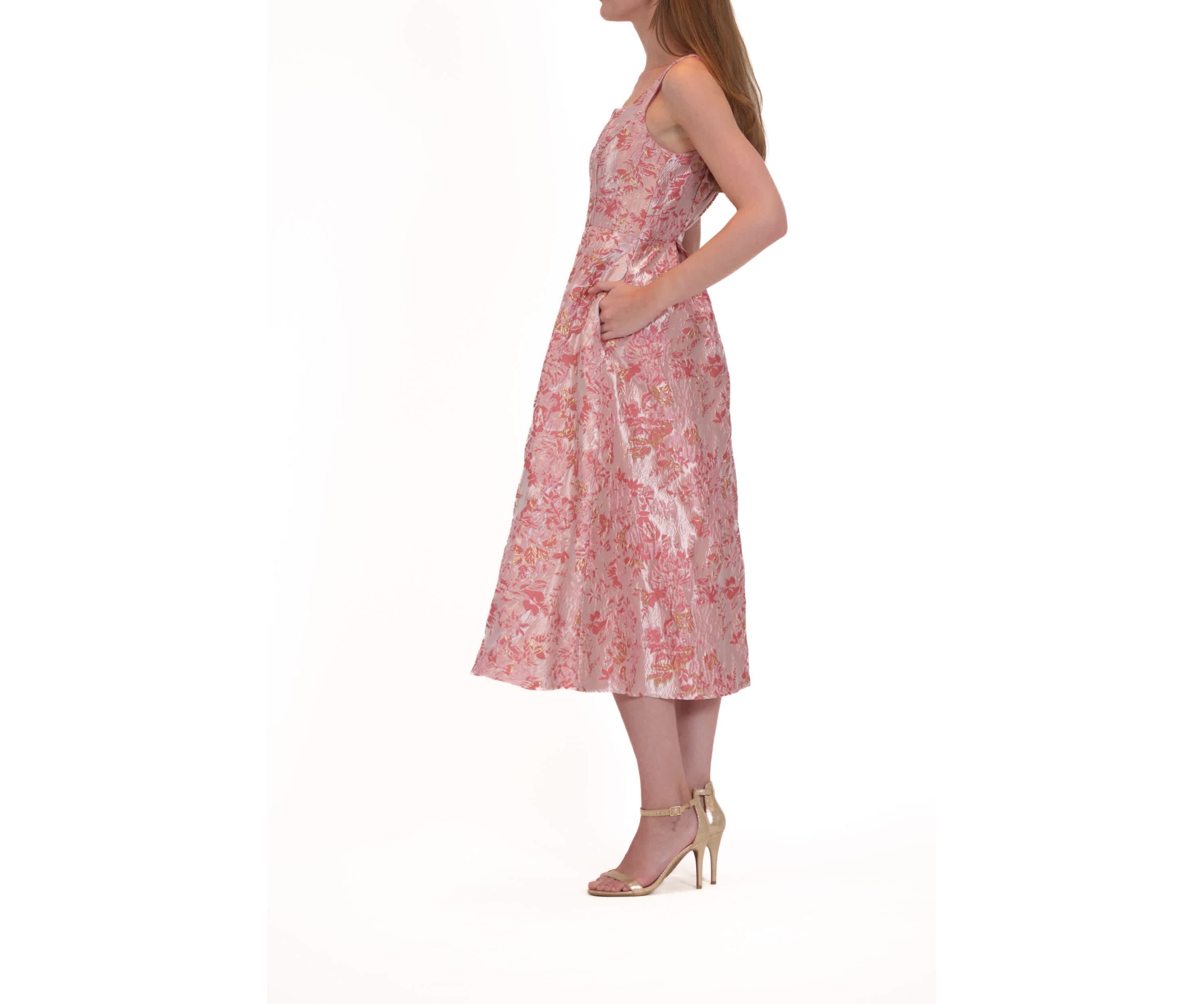 JACQUARD EVENING DRESS